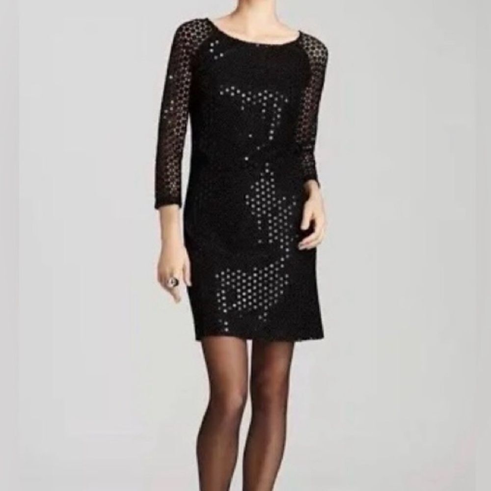 LILLY PULITZER | Aaliyah Puttin’ On the Glitz Black Sequin Dress Women’s Size 2